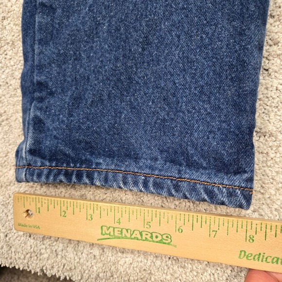 Dickies Flannel Lined Jeans 36x34 Relaxed Fit Y2K Blue vintage - Picture 8 of 9